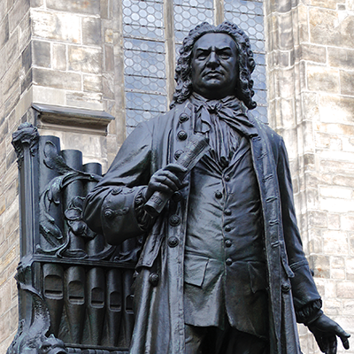 Bach statue