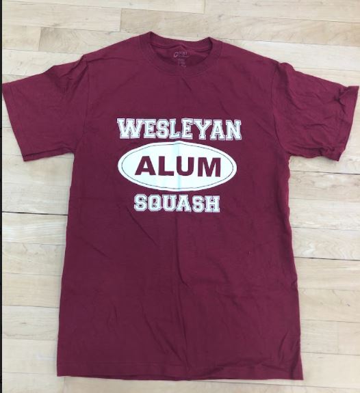 Men's Wesleyan Squash Alum T